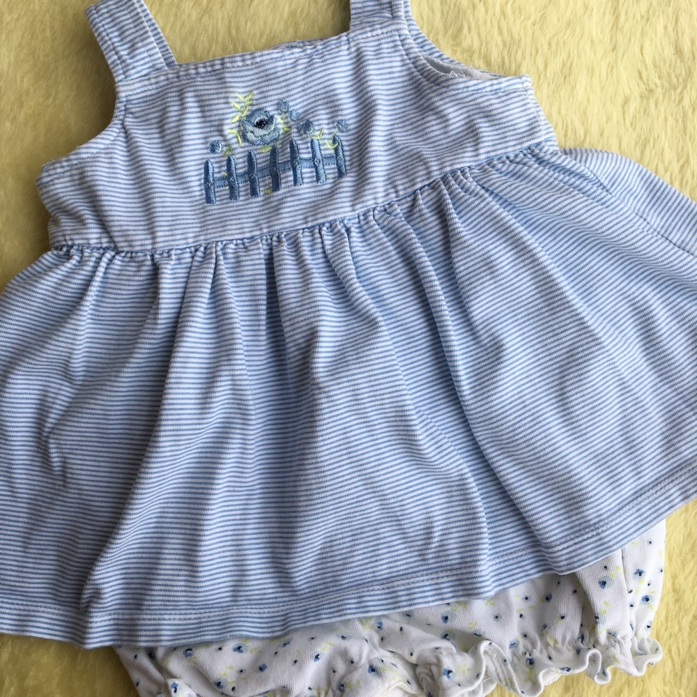 Vintage dress with attached bloomers